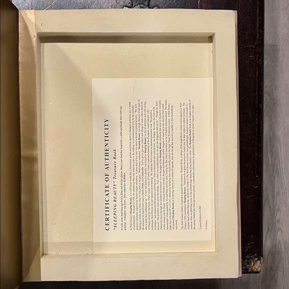 Embellished Sleeping Beauty Book keepsake hideaway case - Picture 4 of 5